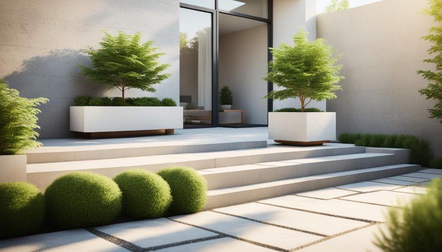 inspirasi teraQs rumah minimalis batu alam