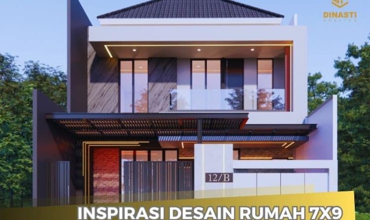 Ide Desain Rumah 7x9 3 Kamar Tidur