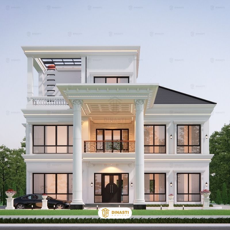 Desain Rumah klasik eropa mewah