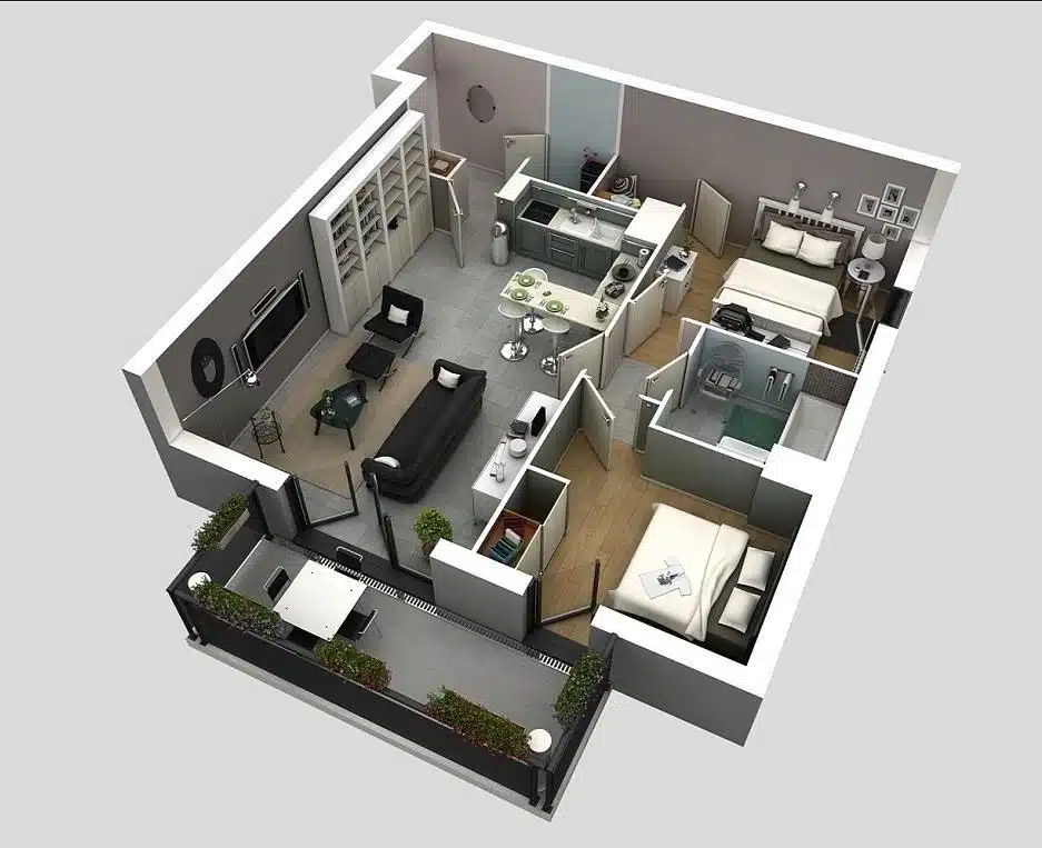 Denah Rumah 1 Lantai: Inspirasi Desain yang Nyaman dan Efisien