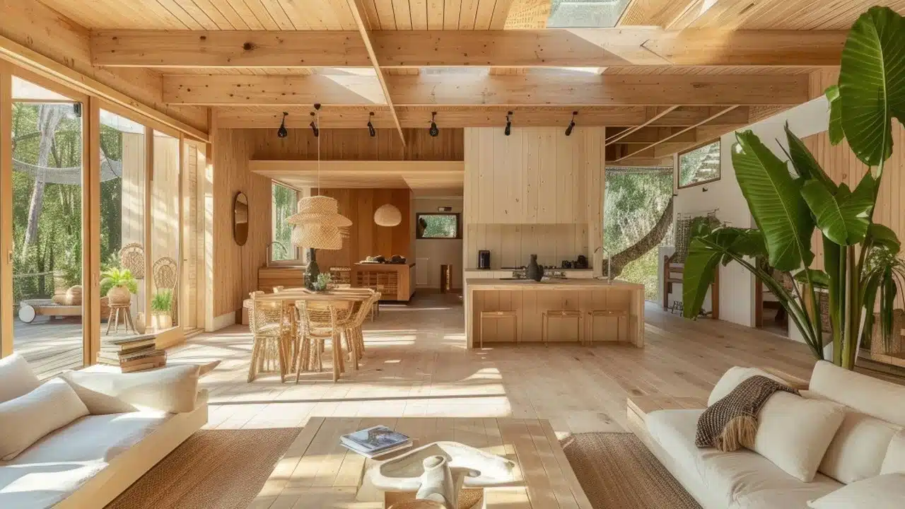 Interior Rumah Kampung Modern yang Hangat