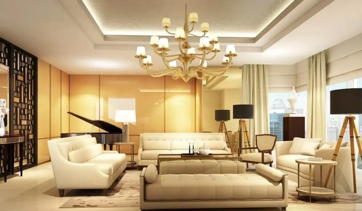 Mewah Maksimal! Inspirasi Ruang Tamu Mewah Klasik Modern Favorit Pecinta Interior Elegan