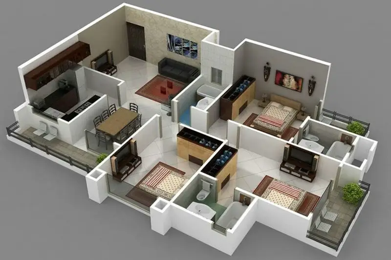Cara Memilih Denah Rumah 3 Kamar yang Tepat