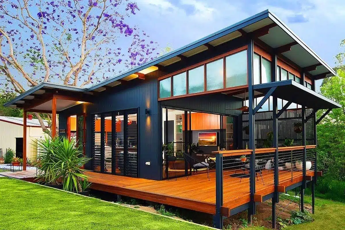 Denah Rumah Panggung 3 Kamar untuk Kampung dan Perkotaan
