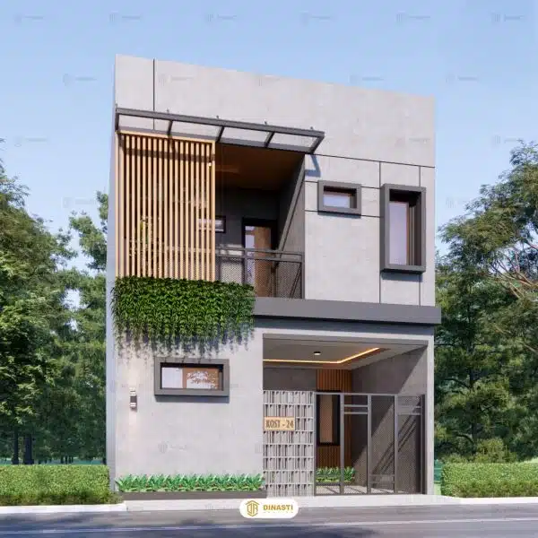 Inspirasi Desain Fasad Rumah Minimalis 8x10 2 Kamar