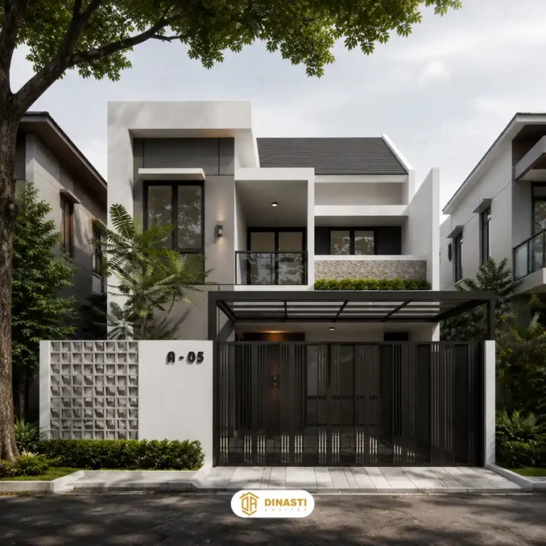 10 Desain Rumah Industrial Modern