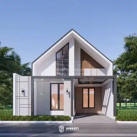Bikin Tetangga Melirik! 15 Inspirasi Fasad Scandinavian 1 Lantai yang Aesthetic dan Modern