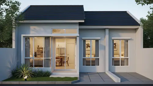 Ternyata Bisa Senyaman Ini! Rumah Type 21 Minimalis untuk Lahan Terbatas