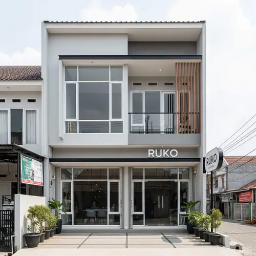 Bikin Bisnis Makin Cuan! 15 Inspirasi Ruko 3 Lantai Modern yang Elegan dan Fungsional